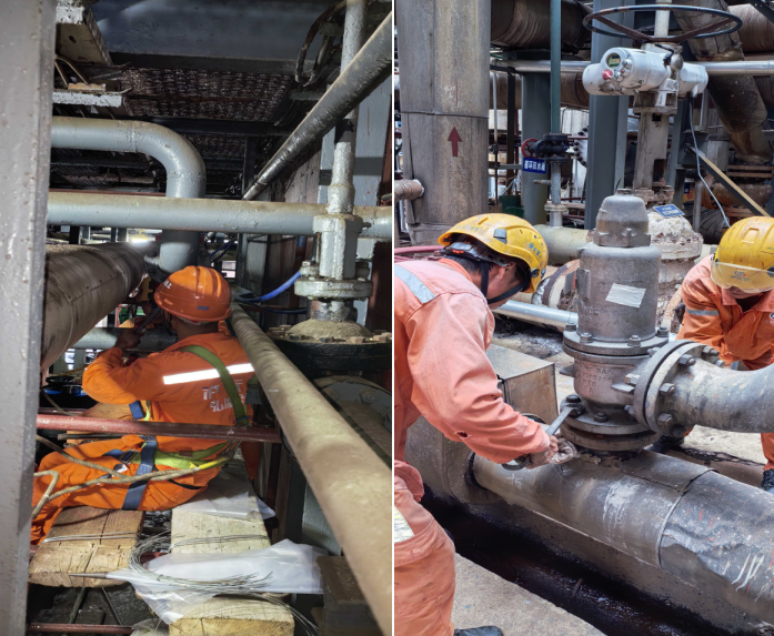 爭分奪秒搶進度 顧全大局做先鋒——記設備制造安裝工程處安全閥作業(yè)組(圖1) 爭分奪秒搶進度 顧全大局做先鋒——記設備制造安裝工程處安全閥作業(yè)組(圖1)