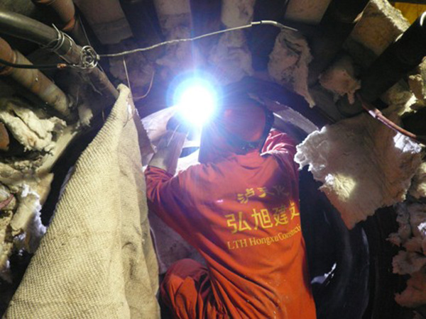 建峰化工股份有限公司100E43管箱上接管焊縫技術(shù)改造項(xiàng)目(圖2) 建峰化工股份有限公司100E43管箱上接管焊縫技術(shù)改造項(xiàng)目(圖2)