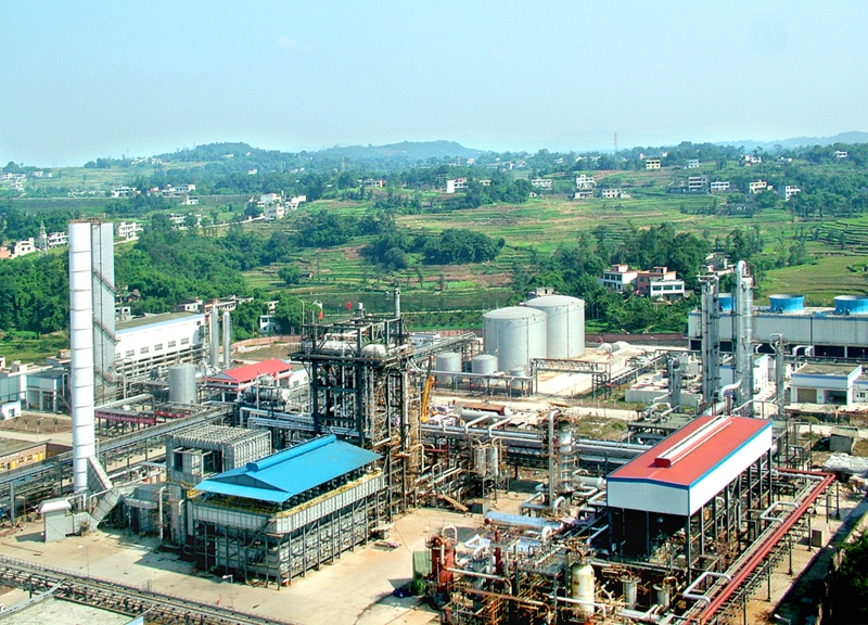 瀘天化40萬(wàn)噸／年甲醇、10萬(wàn)噸／年二甲醚建設(shè)工程(圖1)